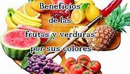 Beneficios de las Frutas y Verduras por sus Colores