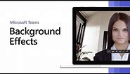 Background effects with Microsoft Teams