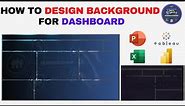 How to Design Beautiful Background for Dashboard | #tableau #excel #powerbi @datatutorials1