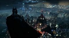 Wallpaper Engine - Batman Arkham Knight - Batman Overlooking Gotham from Wayne Tower