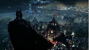 Wallpaper Engine - Batman Arkham Knight - Batman Overlooking Gotham from Wayne Tower