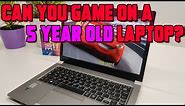 Gaming on a 140$ Laptop? | Testing i7-5500U in 2020! (10 Games tested)