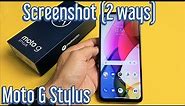 Moto G Stylus: How to Take Screenshot (2 common ways)