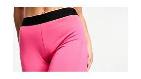 The North Face Training Mountain Athletic high waist legging shorts in bright pink | ASOS