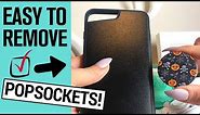 PopSockets - How To Take a PopSocket Off Your Phone WITHOUT RUINING IT!