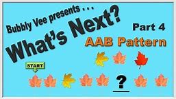 Learning AAB Patterns / What's Next? / Part 1