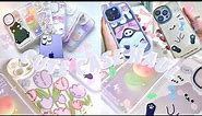  iPhone 14 Pro Max💜aesthetic case haul💖(✨$1 case) Deep Purple | Kuromi-Tulips-Bunny-Cat-Bear 🍡