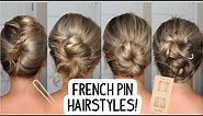 HOW TO: FRENCH PIN HAIRSTYLES FOR SUMMER - SHORT, MEDIUM & LONG HAIRSTYLES