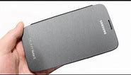Official Samsung Galaxy Note 2 Flip Cover Review - Silver / Grey - Genuine