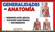 🥇 GENERALIDADES DE ANATOMÍA - Posición Anatómica, Terminología Anatómica. ¡Fácil y Sencillo!