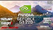 GeForce GT 220 - Test in 7 Games