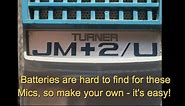 Turner JM+2/U batteries are 'un-obtanium' - make your own