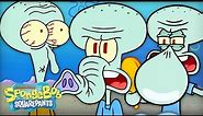 Squidward's NOSE-iest Moments 👃 Every Time His Schnoz Was Broken or Transformed | SpongeBob