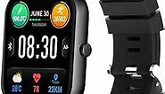 ZL54C Smart Watch for Men Women, Waterproof Smartwatch Fitness Tracker for Android/iOS Phone, 1.83'' Touch Screen Smartwatch with Bluetooth Call SpO2 Heart Rate Blood Pressure Sleep Monitoring (Green)