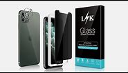 LK Camera Lens Protector＋Privacy Screen Protector for iPhone 11 Pro Max Installation Video