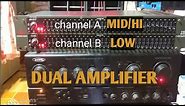DUAL AMPLIFIER WITH EQUALIZER SET UP