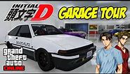 Initial D Car Collection in GTA 5 Online | Garage Tour