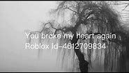 10 sad/depressed roblox ids 💔😔