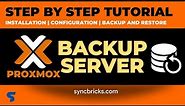 Proxmox Backup Server / Install, Configure, Backup and Restore