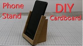 How to Make a DIY Cardboard Phone Stand