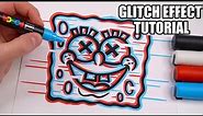 Mastering Glitch Art | A Drawing Tutorial for Glitch Effect | Easy Drawing