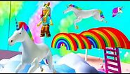 Rainbows + Unicorns ! Random Roblox Games - Honey Hearts C Video