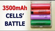 3500mAh batteries: Sanyo NCR18650GA vs Panasonic NCR18650GA vs LG MJ1 vs Samsung INR18650-35E