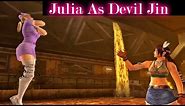 Julia Chang With Devil Jin Moves Gameplay Tekken 6