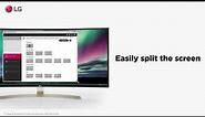 LG UltraWide Feature - Screen Split