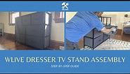 WLIVE Dresser TV Stand Assembly (aka YitaHome 7-Drawer Storage Chest)