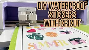 How to Make Stickers With Cricut For Beginners EASY | Print Then Cut DIY Stickers With Cricut Maker
