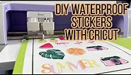 How to Make Stickers With Cricut For Beginners EASY | Print Then Cut DIY Stickers With Cricut Maker