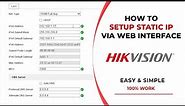 How To Configure Hikvision DVR Static IP Settings Through Web Interface