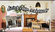Renter-Friendly Dining Room Makeover! | How To Create A Dining Room Nook