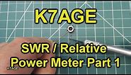 How To Build An SWR / Relative Power Bridge - Part 1