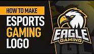 How To Make An eSports Gaming Mascot Logo - Eagle Gaming Logo - اردو / हिंदी