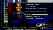 Emeka Okafor becomes the 1st pick in Charlotte Bobcats history 2004 NBA Draft