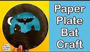 Paper Plate Bat Craft | Kids Crafts | Craft Time | Miss Jessica's World