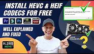 How to install and Fix HEVC (H.265 ) Codecs on Premier Pro (Real Solution)