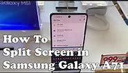 How to split screen in Samsung Galaxy A71 / A71 5G | Samsung Split Screen
