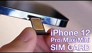 How to Insert/Remove SIM Card to iPhone 12 (Pro)