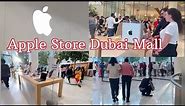 Visiting biggest Apple store in Dubai | Mustafa Hanif | Dubai Mall