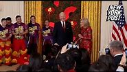 Jill Biden bars Joe Biden from dancing at Lunar New Year celebration | New York Post