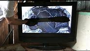 Smashing a Telefunken TEL6260 26" LCD TV