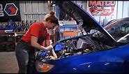 Female mechanic empowering women with garage