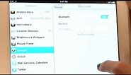How to Change Bluetooth Device Settings on an iPad : iPad Help