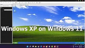 How to download windows xp sp3 iso and install it on Windows 11.