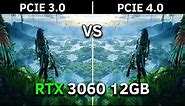 PCIe 3.0 vs PCIe 4.0 | GeForce RTX 3060 12GB | Test In 12 Games