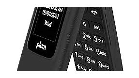 Plum Flipper 4G Volte Unlocked Flip Phone ATT TMobile Speed Talk 2022 Model - Black