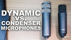 Dynamic vs Condenser Microphones, What's the Difference?
